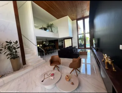 Casa de Condomínio com 4 Quartos para alugar, 520m² no Busca Vida (Abrantes), Camaçari