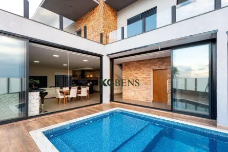 Casa de Condomínio com 4 Quartos à venda, 280m² no Parque Brasil 500, Paulínia