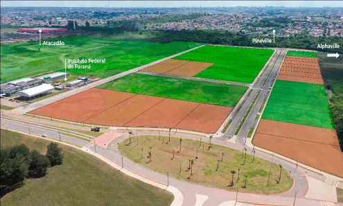 Lote/Terreno à venda, 1496m² no Jardim Amélia, Pinhais