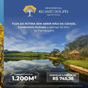Lote/Terreno à venda, 1207m² no Distrito de Roselândia, Bela Vista de Goiás