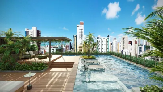 Flat com 2 Quartos à venda, 69m² no Manaíra, João Pessoa