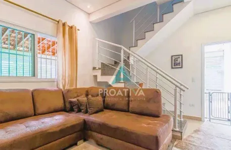 Sobrado com 2 Quartos à venda, 91m² no Jardim Santo Alberto, Santo André