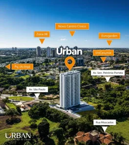 Apartamento com 2 Quartos à venda, 78m² no Vila Marumby, Maringá