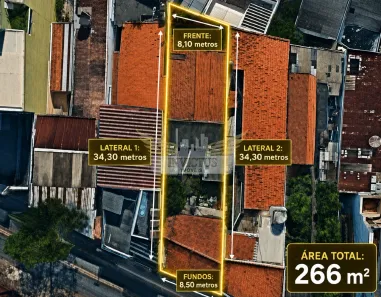 Lote/Terreno à venda, 81m² no Vila Valparaíso, Santo André