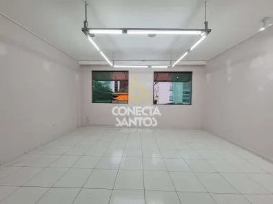Sala Comercial para alugar, 25m² no Gonzaga, Santos