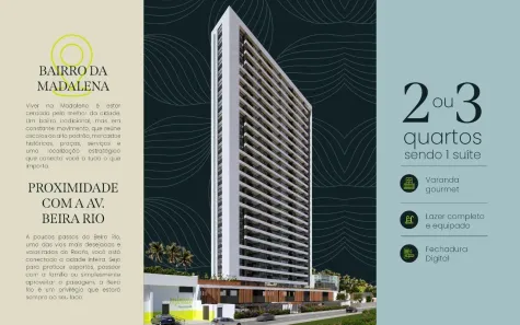 Apartamento com 2 Quartos à venda, 74m² no Madalena, Recife