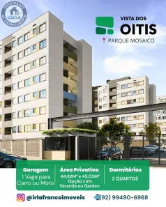 Apartamento com 2 Quartos à venda, 41m² no Tarumã, Manaus