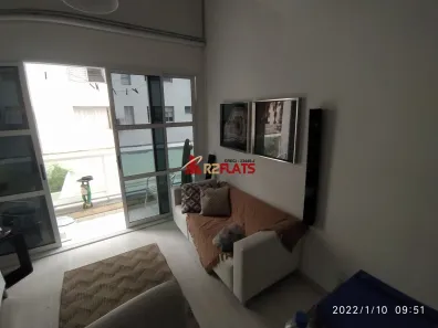 Flat com 1 Quarto para alugar, 58m² no Indianópolis, São Paulo