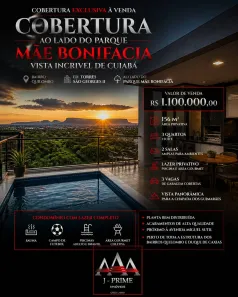 Cobertura com 3 Quartos à venda, 156m² no Quilombo, Cuiabá