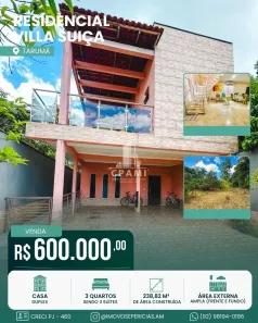 Casa de Condomínio com 3 Quartos à venda, 238m² no Tarumã, Manaus