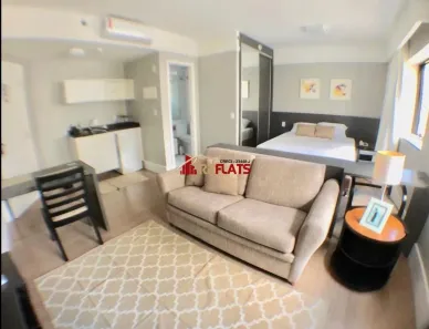 Flat com 1 Quarto para alugar, 33m² no Moema, São Paulo