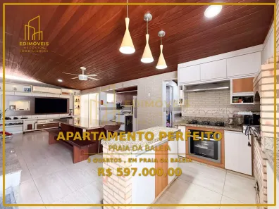 Apartamento com 3 Quartos à venda, 100m² no Praia da Baleia, Serra