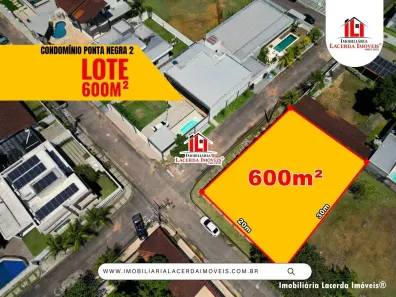 Lote/Terreno com 1 Quarto à venda, 600m² no Ponta Negra, Manaus