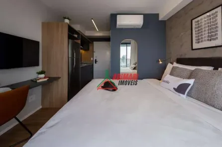 Apartamento com 1 Quarto para alugar, 27m² no Vila Mariana, São Paulo