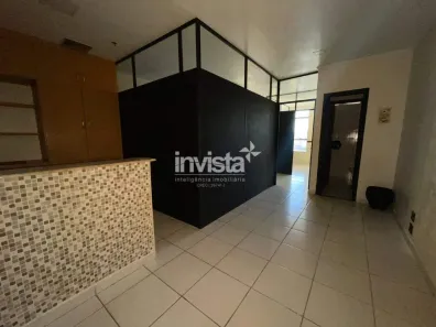 Sala Comercial para alugar, 69m² no Embaré, Santos
