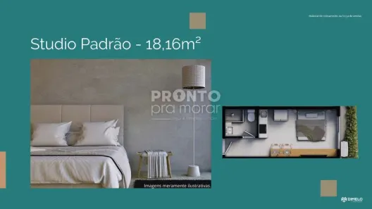Flat com 1 Quarto à venda, 18m² no Centro, Ipojuca