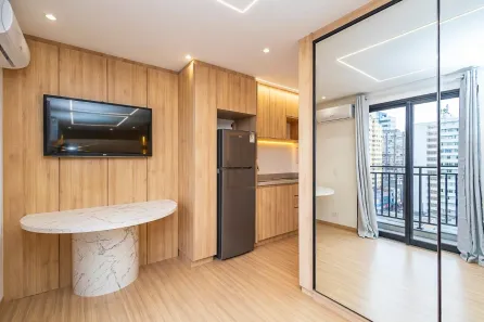 Apartamento com 1 Quarto para alugar, 22m² no Centro, Curitiba