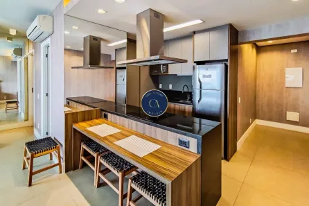 Apartamento com 1 Quarto para alugar, 85m² no Brooklin Paulista, São Paulo