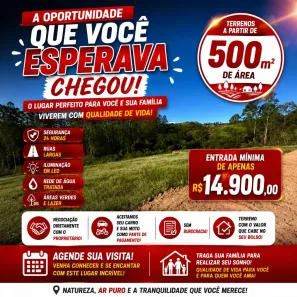 Lote/Terreno à venda, 500m² no Altos de Caucaia (Caucaia do Alto), Cotia