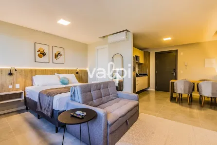 Apartamento com 1 Quarto para alugar, 38m² no Três Figueiras, Porto Alegre