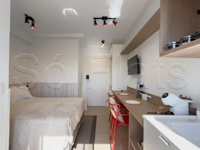 Apartamento com 1 Quarto para alugar, 16m² no Brooklin Paulista, São Paulo
