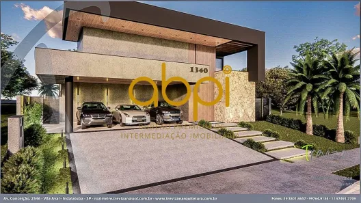 Casa de Condomínio com 3 Quartos à venda, 342m² no Jardim Santa Rita, Indaiatuba