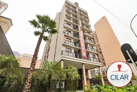Apartamento com 1 Quarto para alugar, 22m² no Centro, Curitiba