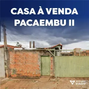 Casa com 2 Quartos à venda, 10m² no Pacaembu II, Uberaba