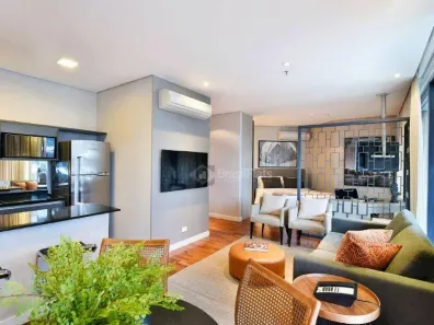 Flat com 1 Quarto para venda ou aluguel, 65m² no Vila Olímpia, São Paulo