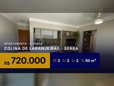 Apartamento com 3 Quartos à venda, 85m² no Colina de Laranjeiras, Serra