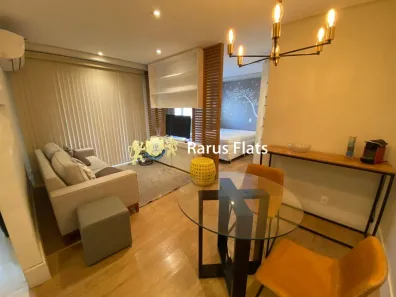 Flat com 1 Quarto para alugar, 49m² no Cidade Monções, São Paulo