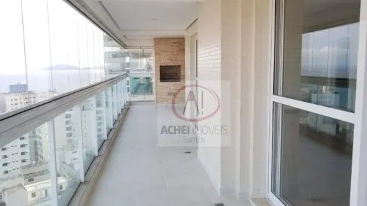 Apartamento com 3 Quartos para alugar, 197m² no Aparecida, Santos
