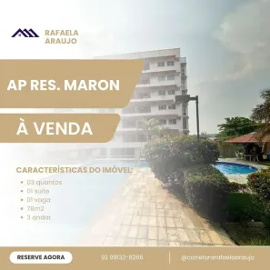 Apartamento com 3 Quartos à venda, 78m² no Parque 10 de Novembro, Manaus