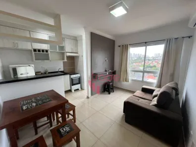 Apartamento com 1 Quarto para alugar, 37m² no Residencial Flórida, Ribeirão Preto