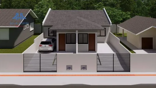 Casa de Condomínio com 1 Quarto à venda, 54m² no Aririú, Palhoça