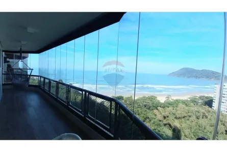Apartamento com 3 Quartos para alugar, 217m² no Tombo, Guarujá