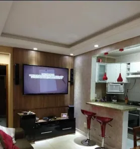 Apartamento com 1 Quarto à venda, 42m² no Centro, São Vicente