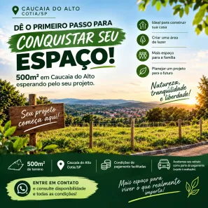 Lote/Terreno à venda, 500m² no Gramado, Cotia