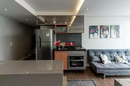 Flat com 1 Quarto à venda, 34m² no Indianópolis, São Paulo