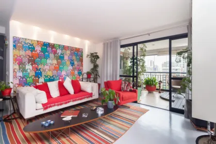 Apartamento com 2 Quartos para venda ou aluguel, 105m² no Campo Belo, São Paulo