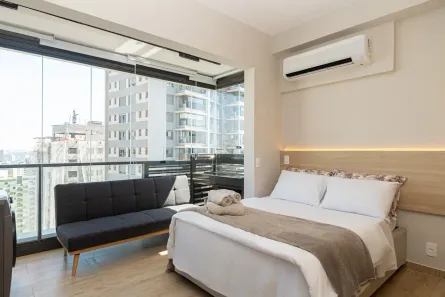 Apartamento com 1 Quarto para alugar, 30m² no Pinheiros, São Paulo
