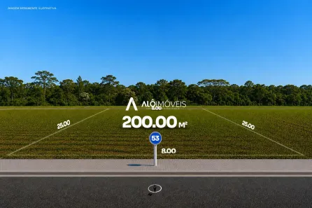 Lote/Terreno à venda, 200m² no Santa Terezinha, Fazenda Rio Grande