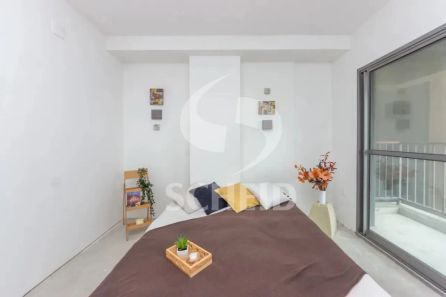 Flat com 1 Quarto à venda, 29m² no Santo Amaro, São Paulo