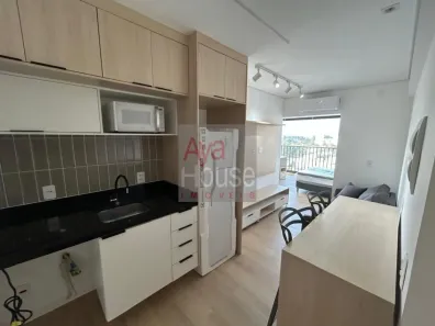 Apartamento com 1 Quarto para alugar, 31m² no Santo Amaro, São Paulo