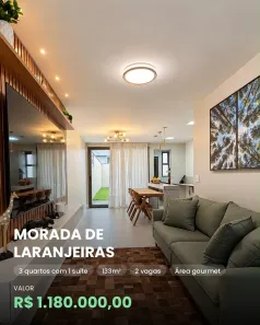 Casa com 3 Quartos à venda, 133m² no Morada de Laranjeiras, Serra