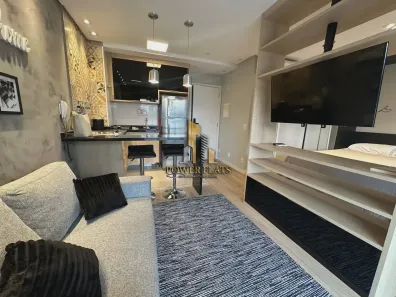 Flat com 1 Quarto para alugar, 40m² no Moema, São Paulo