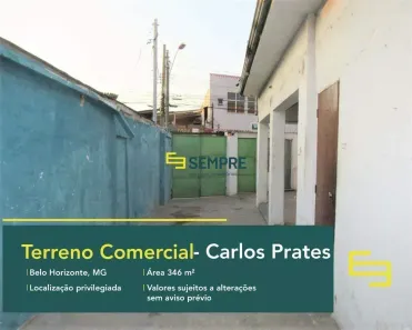 à venda, 346m² no Carlos Prates, Belo Horizonte