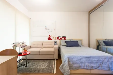 Apartamento com 1 Quarto para alugar, 34m² no Cidade Monções, São Paulo