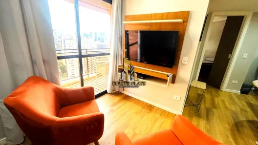 Flat com 1 Quarto para alugar, 40m² no Vila Nova Conceição, São Paulo