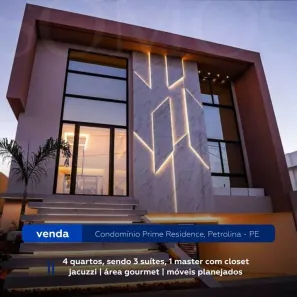 Casa de Condomínio com 4 Quartos à venda, 10m² no Cidade Universitária, Petrolina